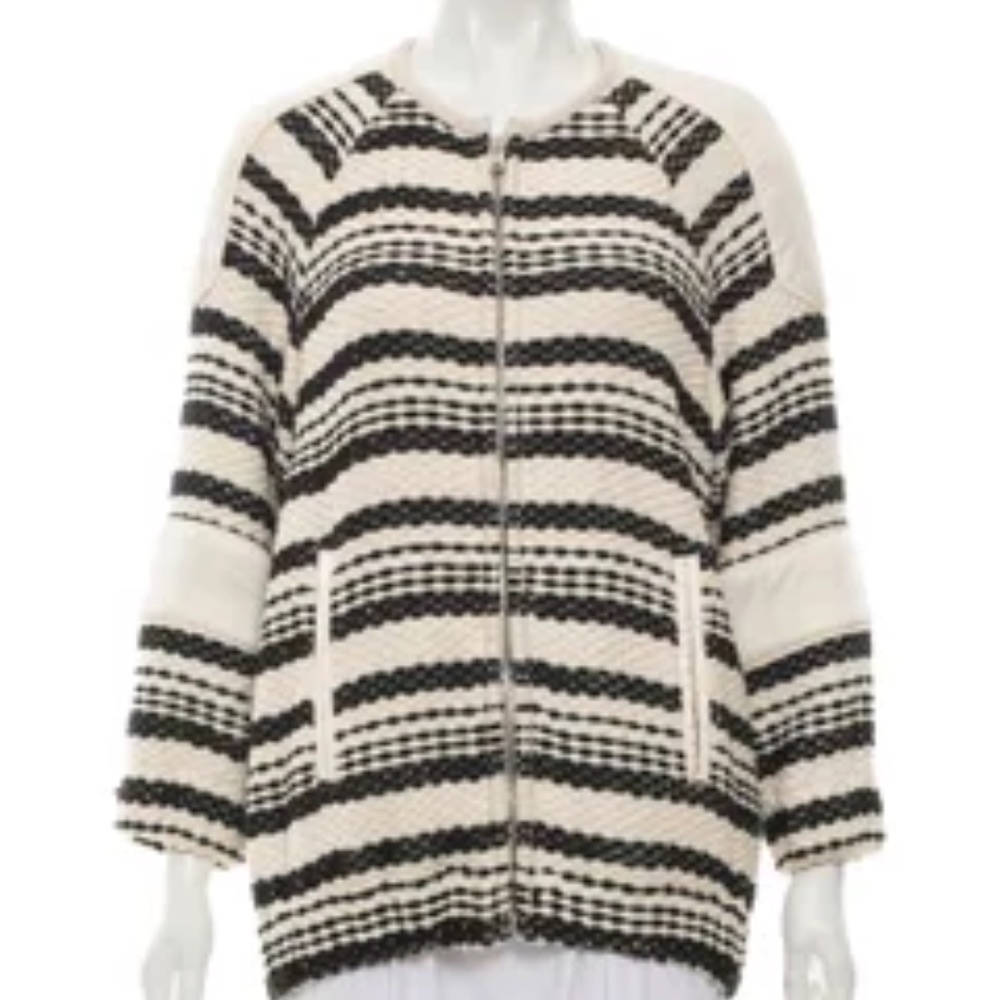 IRO Striped Evening Jacket Size: XS | US2, FR34